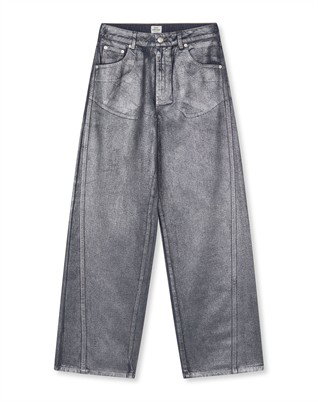 Metallic Christel Jeans - Gun Metal 